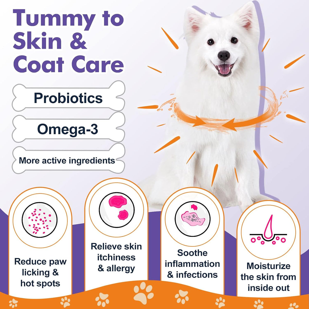 Probióticos para Perros Liofilizados con Enzimas Digestivas y Omega-3, 120 Bocados – Image 5
