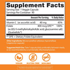 Doctor's Best Folato Activo con Quatrefolic 400 mcg, 90 cápsulas