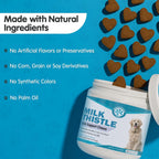 Wanderfound Pets Cardo Mariano para Perros – Sabor Salmón y Bacon – Complemento Natural para el Hígado – 100 Comprimidos Masticables