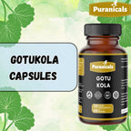 Gotu Kola Premium 320 Cápsulas No OGM y Sin Gluten | Suplemento Herbario | 600 mg Por Ración | Hecho con Polvo de Gotu Kola 100% Puro