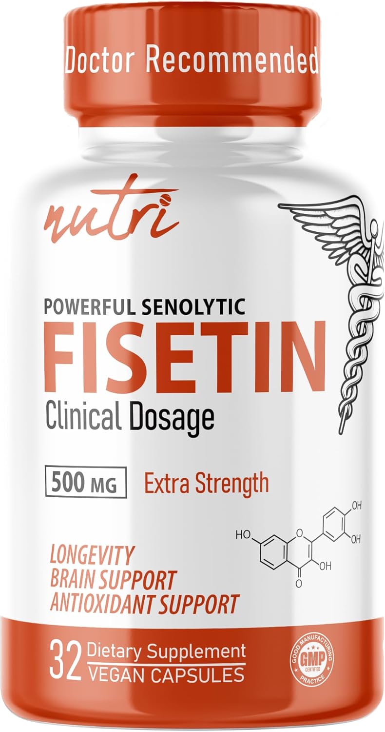 Nutri Fisetin 500mg - 32 Cápsulas