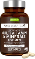 Igennus Multivitamínico Metilado para Hombres con 22 Activos, 180 Comprimidos