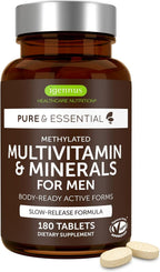 Igennus Multivitamínico Metilado para Hombres con 22 Activos, 180 Comprimidos