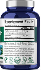 NusaPure Dihydromyricetin (DHM) 1,000mg 60 Comprimidos Veganos (No OGM y 100% Vegetariano)