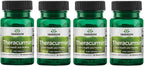 Swanson Theracurmin – Suplemento de Cúrcuma para la Salud Articular (30 Cápsulas, 100 mg) – Pack de 4