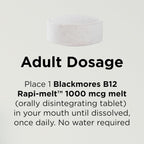 Blackmores B12 Rapi-Melt 1000mcg Cherry 60 Melts