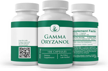 PURE ORIGINAL INGREDIENTS Gamma Oryzanol (100 Cápsulas) – Puro y Sin Aditivos – Image 4
