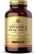 Solgar Vitamina E 670 mg (1000 UI), 100 Cápsulas Blandas