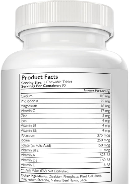 Nutrition Strength Vitaminas Prenatales para Perros - 90 Comprimidos Masticables – Image 9
