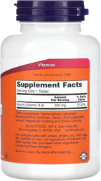 NOW Foods - Niacina 500 mg, 250 Comprimidos (Pack de 2)