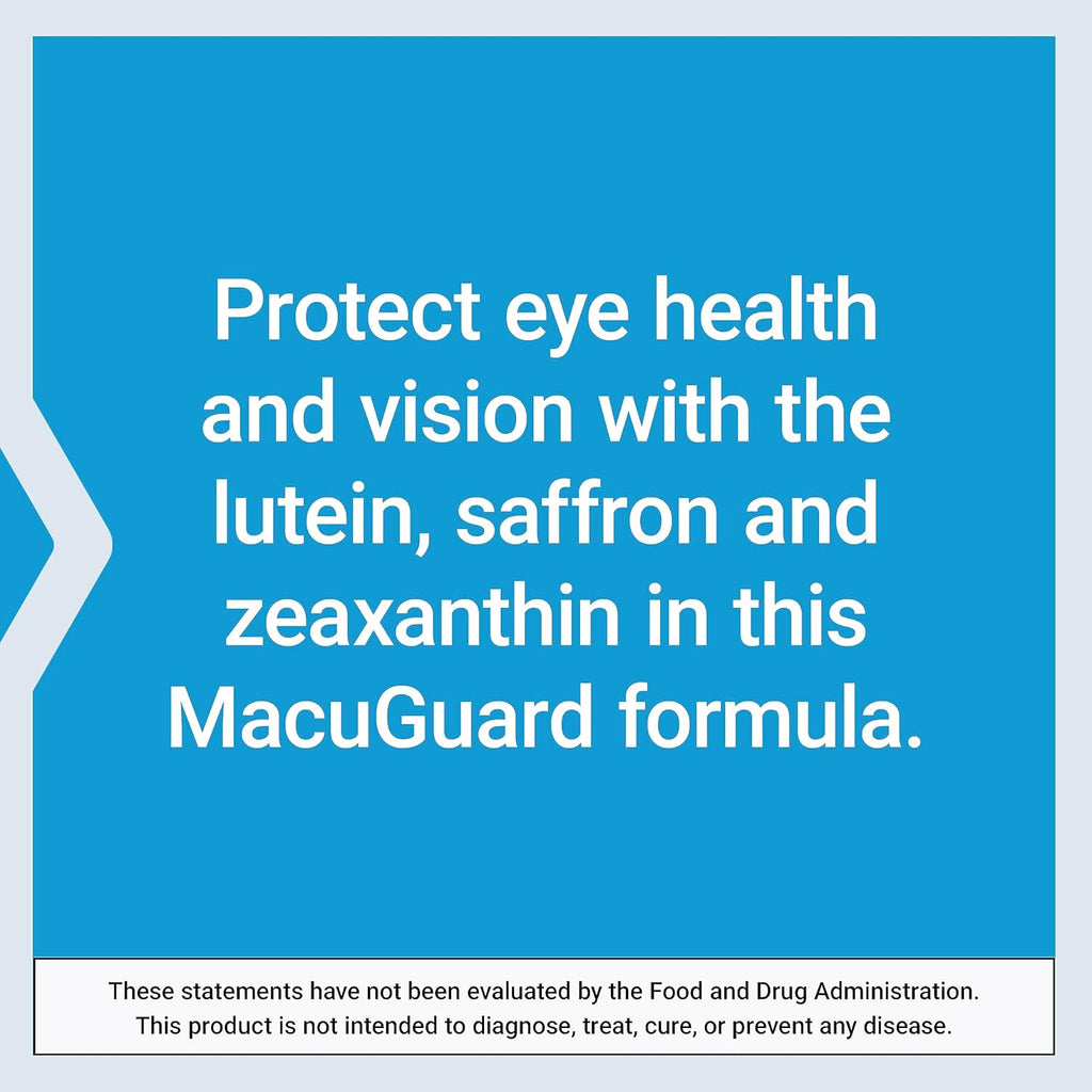 Life Extension MacuGuard Ocular Support con Azafrán – 60 Cápsulas Blandas