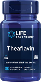 Life Extension Theaflavin Standardized Extract – Flavonoides de Té Negro, Salud Arterial, Colesterol Saludable – 30 Cápsulas