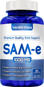 NasaBeahava SAM-e (S-Adenosil-L-Metionina) 1000mg por dosis - Suplemento de alta potencia (45 días)