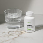 Noophoric Vitamina D3 K2 5000 UI con K2 MK7 y Calcio - 60 Cápsulas