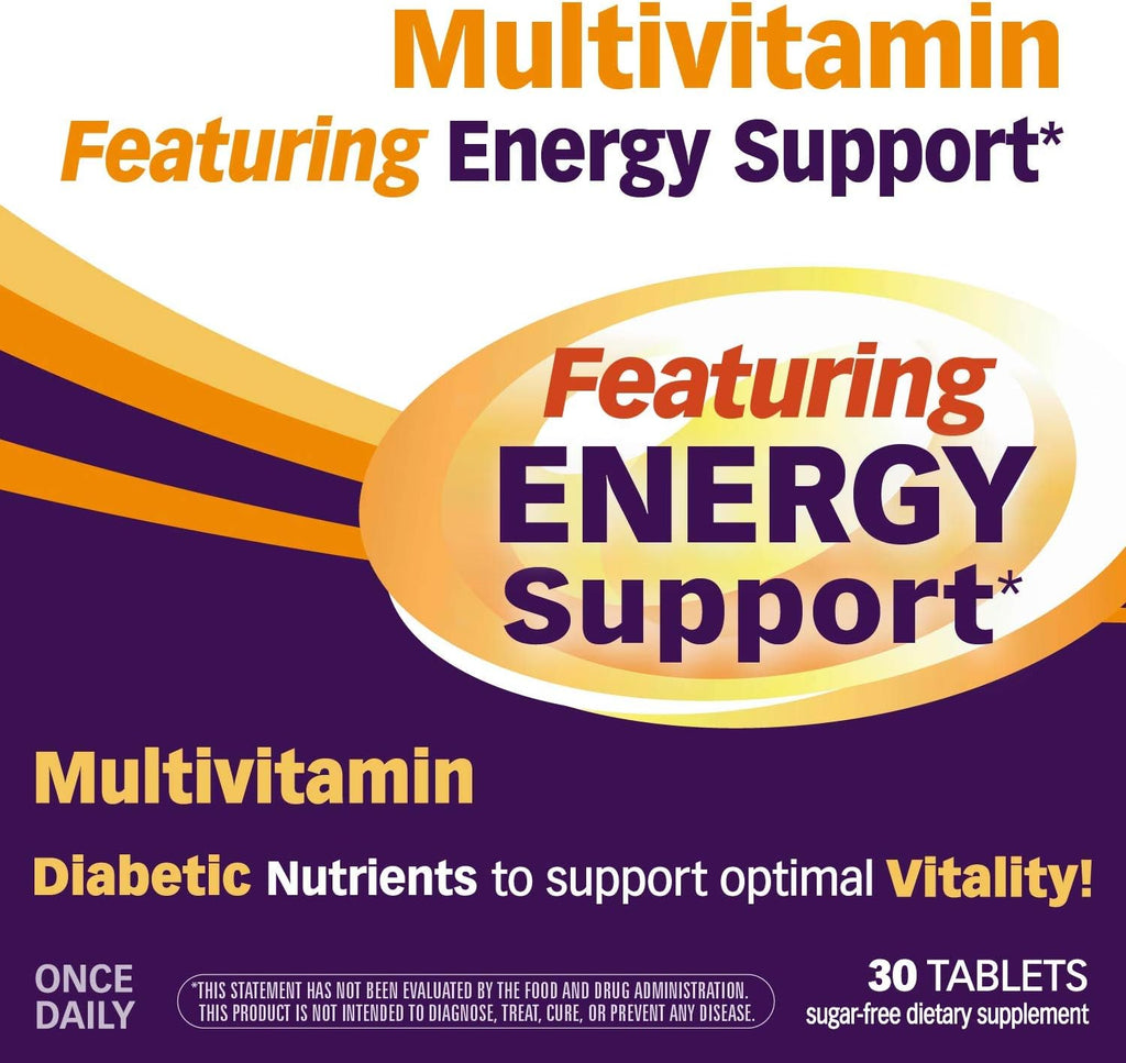 Nature's Way Alpha Betic - Multivitamínico para diabéticos, 30 comprimidos