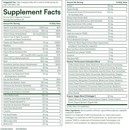 Purity Products Perfect Multi Super Greens - – El ácido fólico contribuye al crecimiento de los tejidos maternos – Image 2