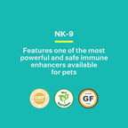 American BioSciences NK-9, AHCC Suplemento para Perros y Gatos - Apoyo Inmunológico - 30 Cápsulas, 250mg/cápsula