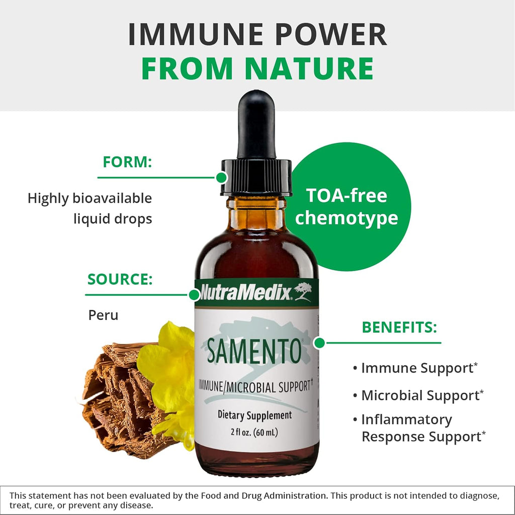 NutraMedix Samento Tintura de Uña de Gato - 60 ml