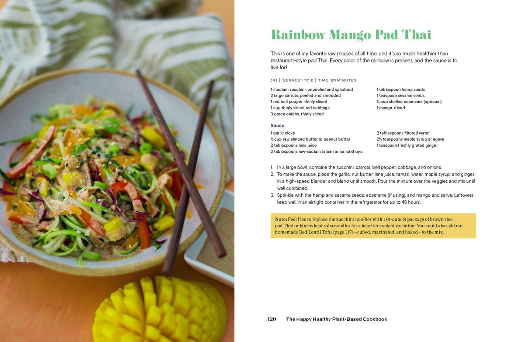 El libro de cocina feliz y saludable a base de plantas: Más de 75 recetas coloridas para nutrir todo tu cuerpo, alimentar a tu familia y divertirte en el camino – Una guía de Eat Move Rest para la vida vegana