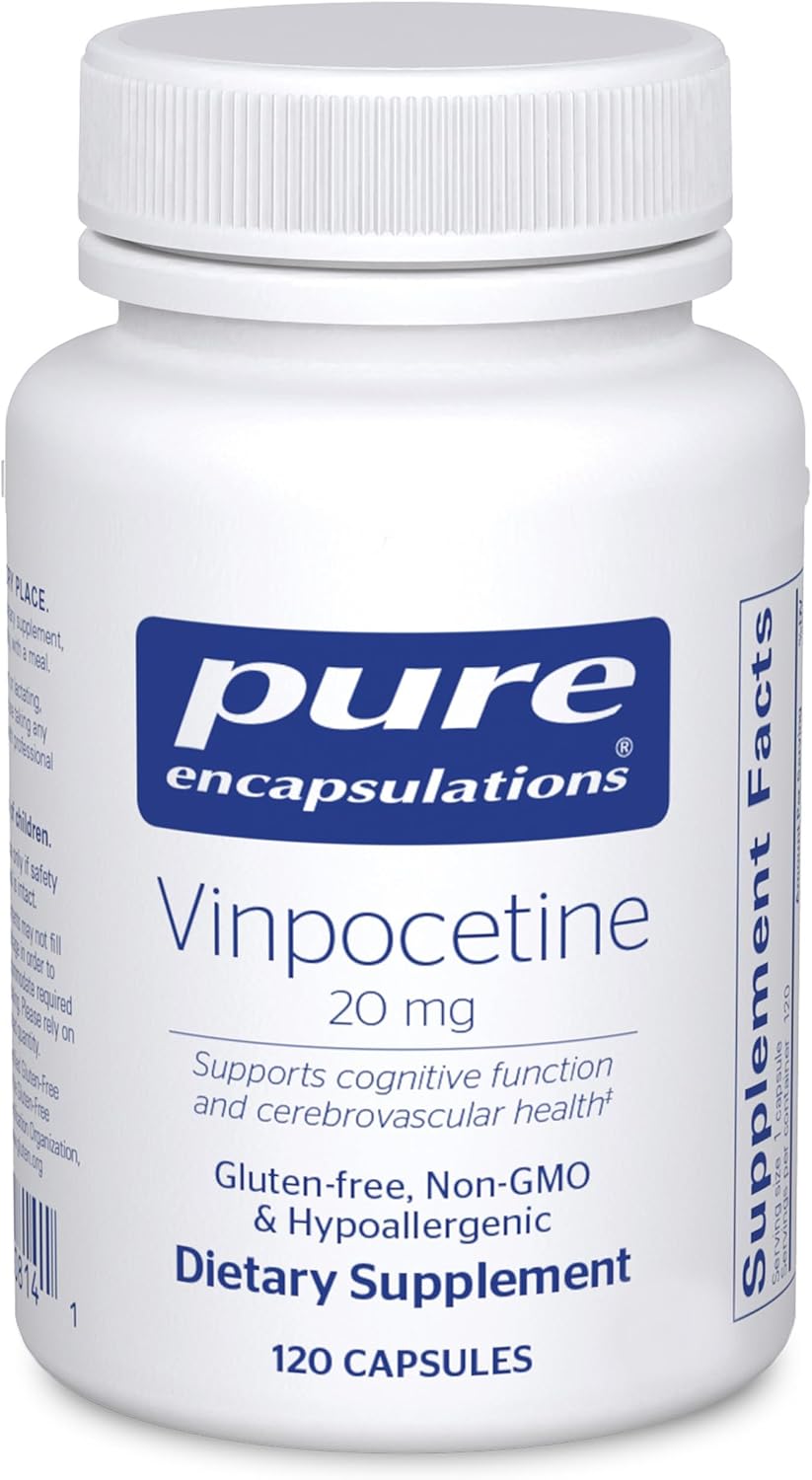 Pure Encapsulations Vinpocetina 20 mg - 120 Cápsulas