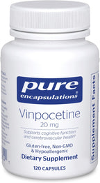 Pure Encapsulations Vinpocetina 20 mg - 120 Cápsulas