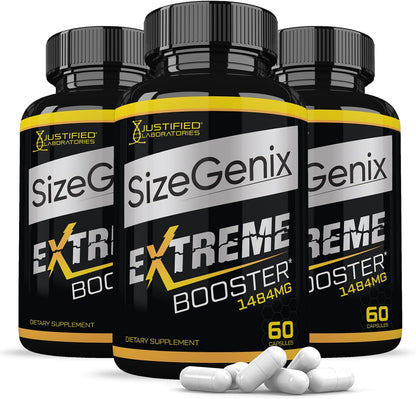 Justified Laboratories Sizegenix Suplemento – Apoyo al metabolismo energético normal, gracias a la presencia de – Image 1