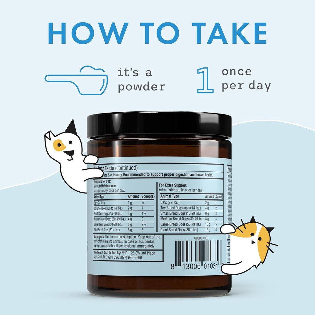 Bark & Whiskers, Probióticos Completos para Perros y Gatos, 90 g