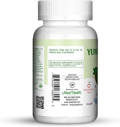Maxi Health Vitamina C 250 mg Comprimidos Masticables con Zinc y Bioflavonoides, Sabor Cereza – 90 Comprimidos – Image 3