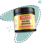 Alice & Eli Golden Groovin' Turmeric para Perros - Apoyo Inmunitario y Articular Natural con Curcumina Orgánica, MCT y Fenogreco - Suministro para 30 Días para Perros Grandes