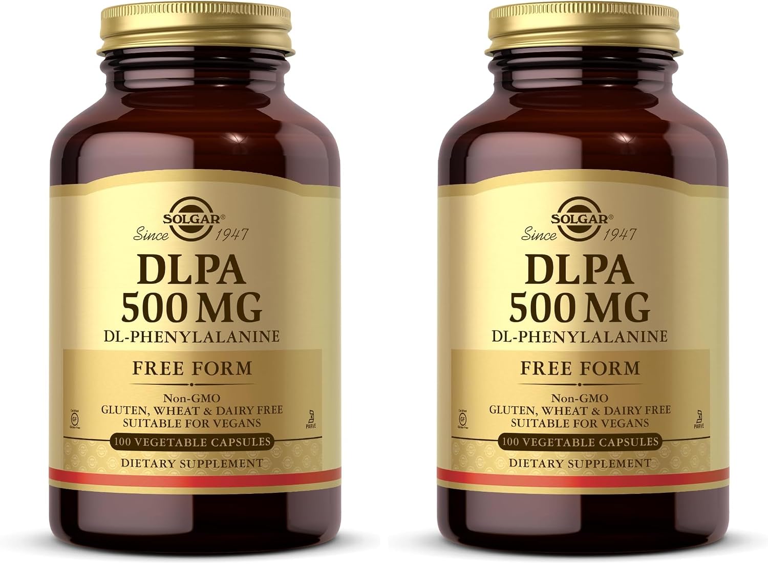 DLPA 500 mg Solgar 100 Cápsulas