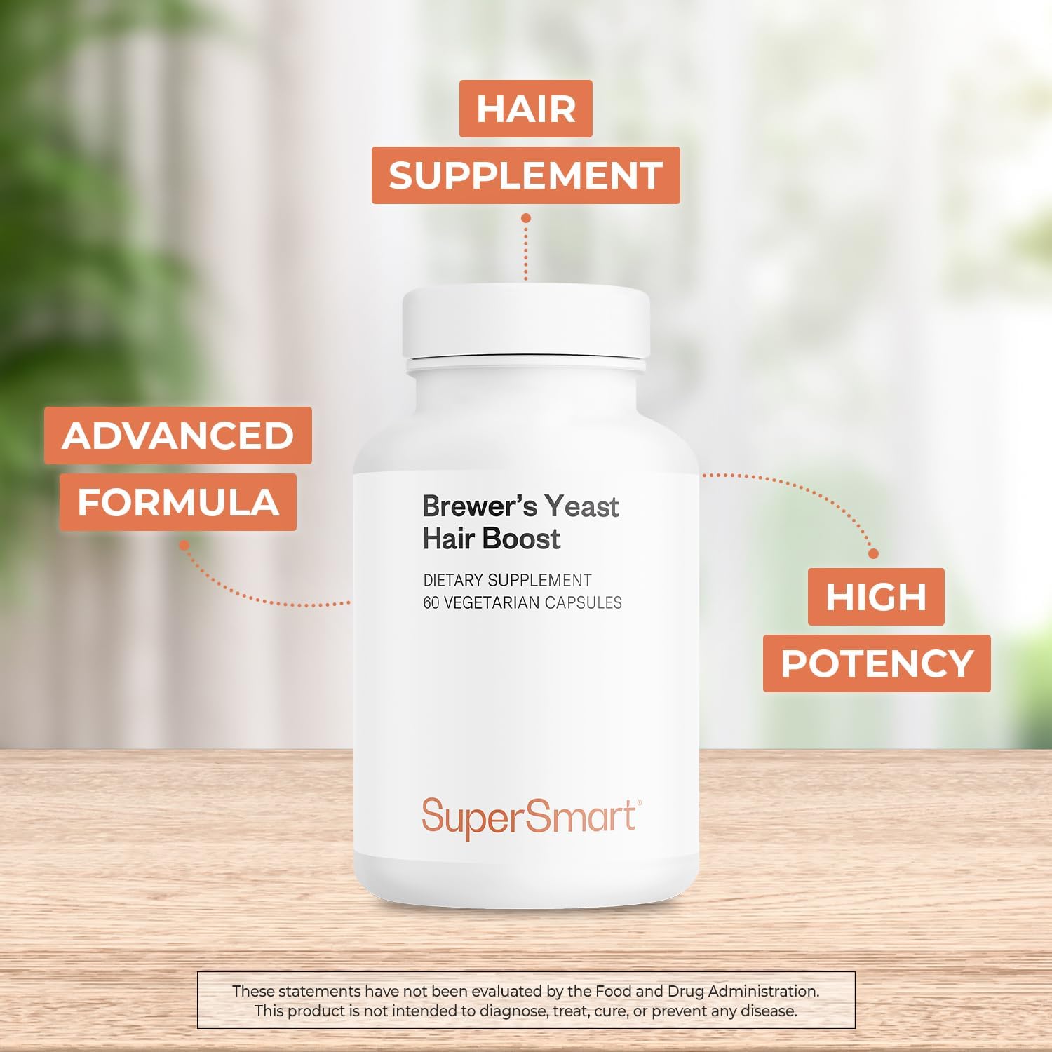 SuperSmart Brewer's Yeast Hair Boost (Fórmula Avanzada)