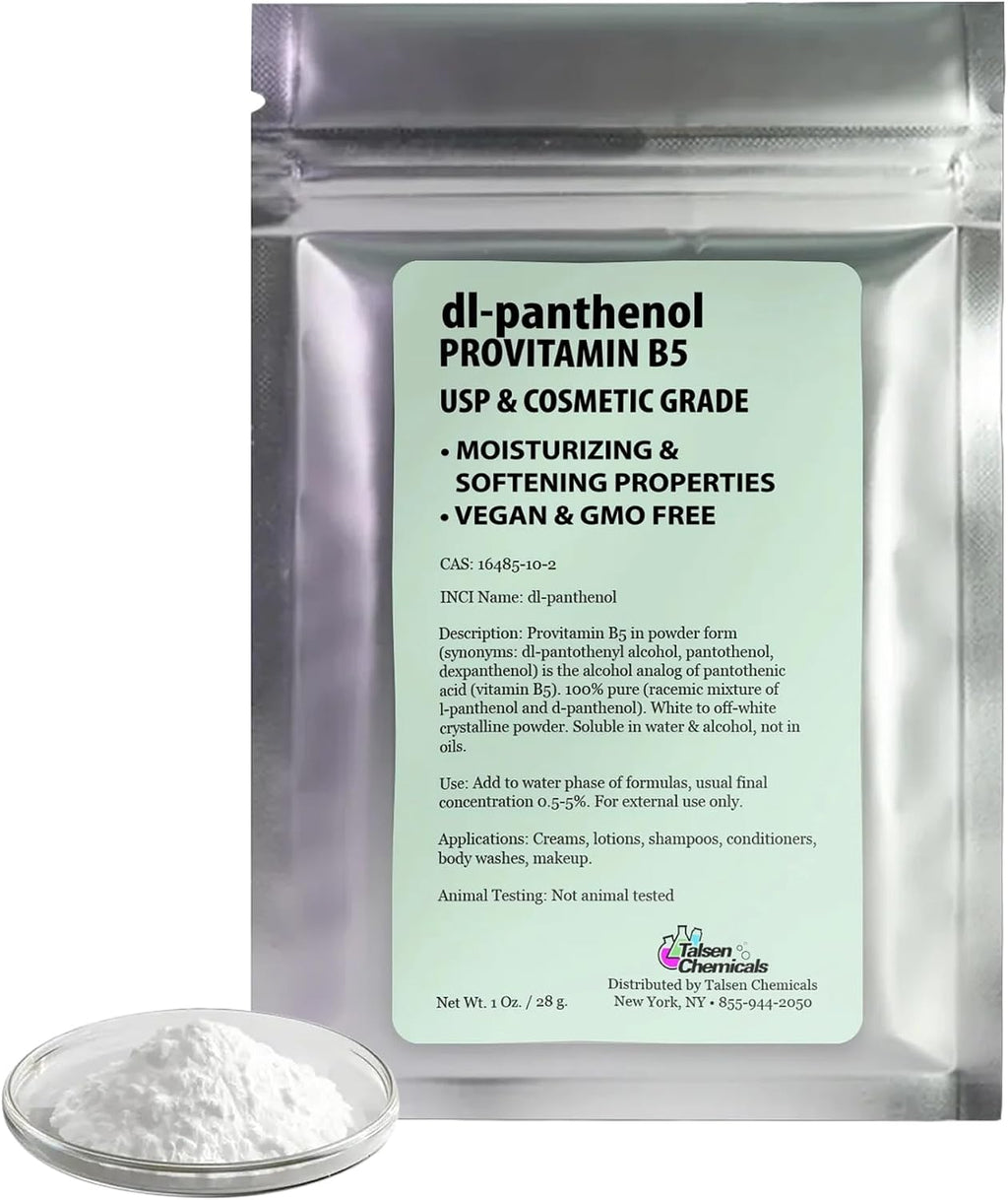 Provitamina B5 (dl-Panthenol) en Polvo para Piel y Cabello - 56g