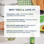 GutPersonal Gut Greens + Reds - Suplemento para la Salud Intestinal, 30 Dosis