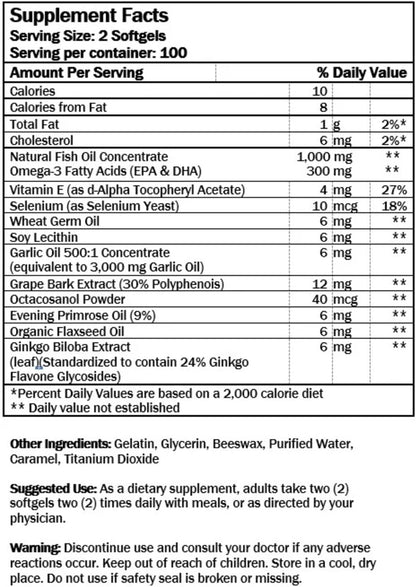 Nu Health Marine Lipid NU-11 Omega 3 Fish – Vitamina E: Contribuye a la protección de las células frente al daño – Image 8