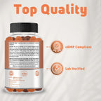 NUELATION Gomitas de Vitamina D3 2000 UI - 90 Unidades (45 Dosis) - Sabor Melocotón, Fresa y Frutos del Bosque - Sin Gelatina, Sin Gluten, No-GMO