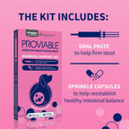 Nutramax Proviable Probióticos para Perros - Kit de Apoyo para Diarrea, 30 ml Pasta y 10 Cápsulas