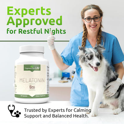 Melatonina para Perros y Personas, 6 mg - – Apoyo a la producción natural de melatonina: Tanto en humanos como en – Image 7