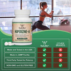 Huperzina A 200 mcg, 120 Comprimidos - Suplemento Cognitivo