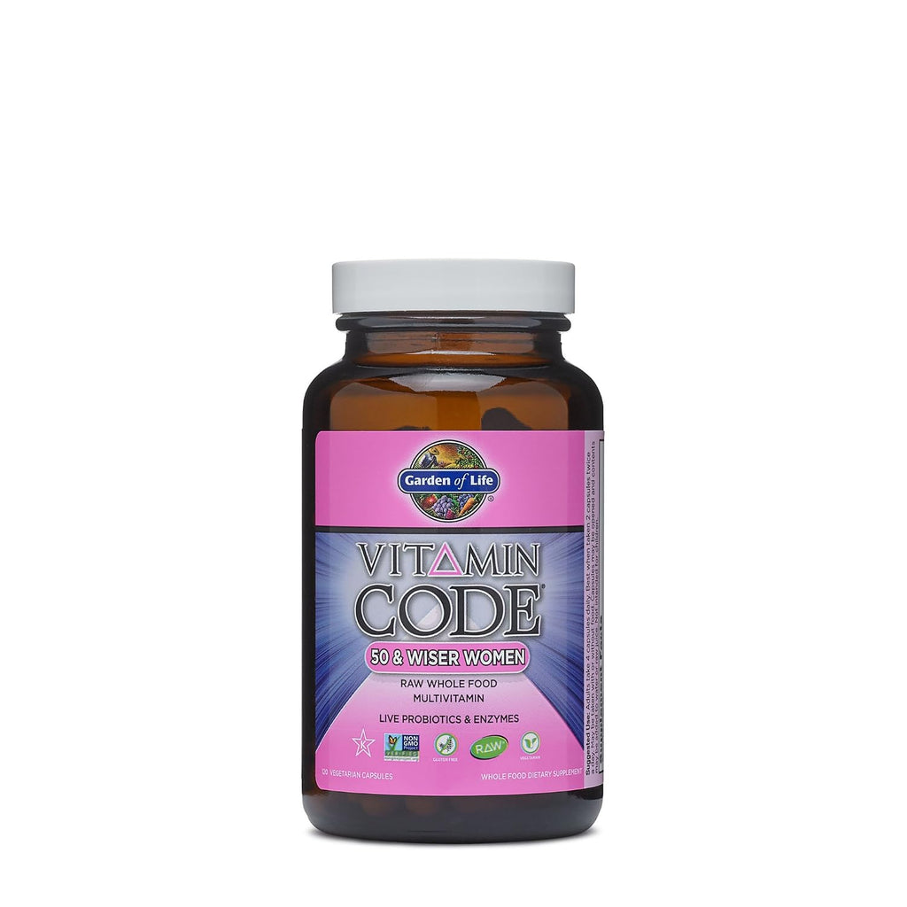 Vitamin Code 50 & Wiser Women Formula, 120 cápsulas vegetales
