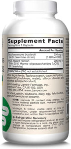 Jarrow Formulas Saccharomyces Boulardii + MOS - 5 Mil Millones de Organismos Viables - 90 Cápsulas Veganas de Liberación Retardada (2 Envases)