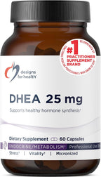 Designs for Health DHEA 25mg - DHEA Supplement for Men and Women - 60 Capsules