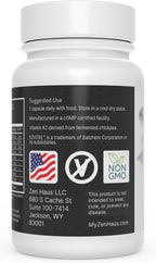 Zen Haus ADK Vitamins A D3 K2 E con CoQ10 y Ácido Alfa Lipoico – 100 cápsulas