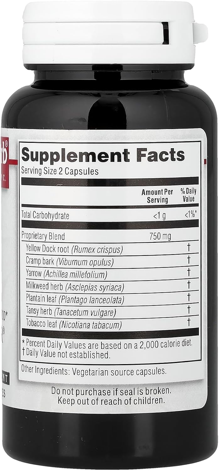 Kroeger Herb Co BloodToner®, 100 Cápsulas Vegetarianas