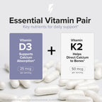 Inno D3+K2 - Vitamina D3, K2 y Magnesio (30 Cápsulas)