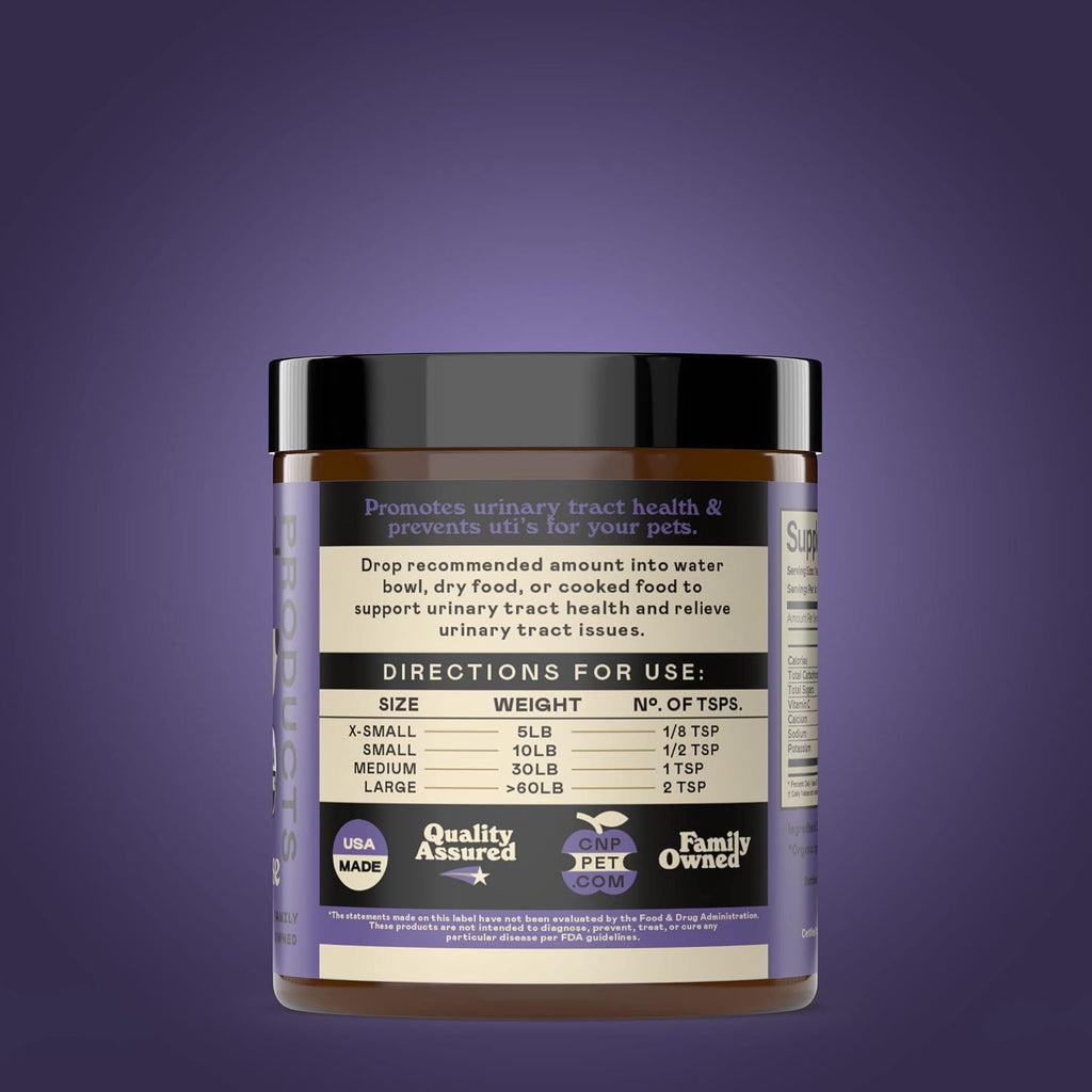 CNP Organic D'Mannose Powder for Pets 4oz - Polvo de D-Mannosa Orgánica para Perros y Gatos