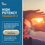 Dr. Tobias Vitamina D3 5000 IU – 90 Cápsulas