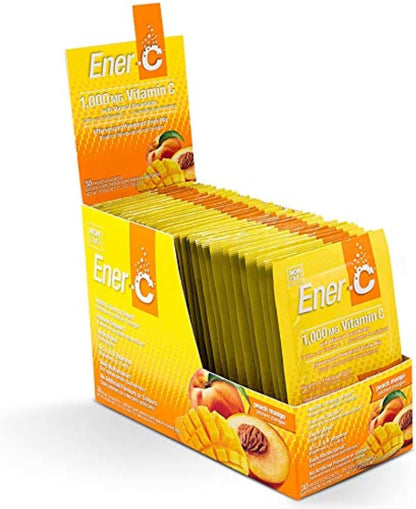 Ener-C Vitamina C 1000 mg Efervescente Peach Mango - 30 Sobres – Image 2