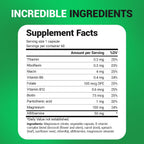 Dr. Berg Complejo de Vitaminas B1, B6, B12 con Allithiamine - 60 Cápsulas