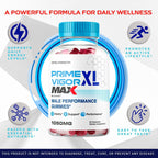 Prime Vigor XL Max Gummies para Hombres (2 Pack) – 120 Gominolas