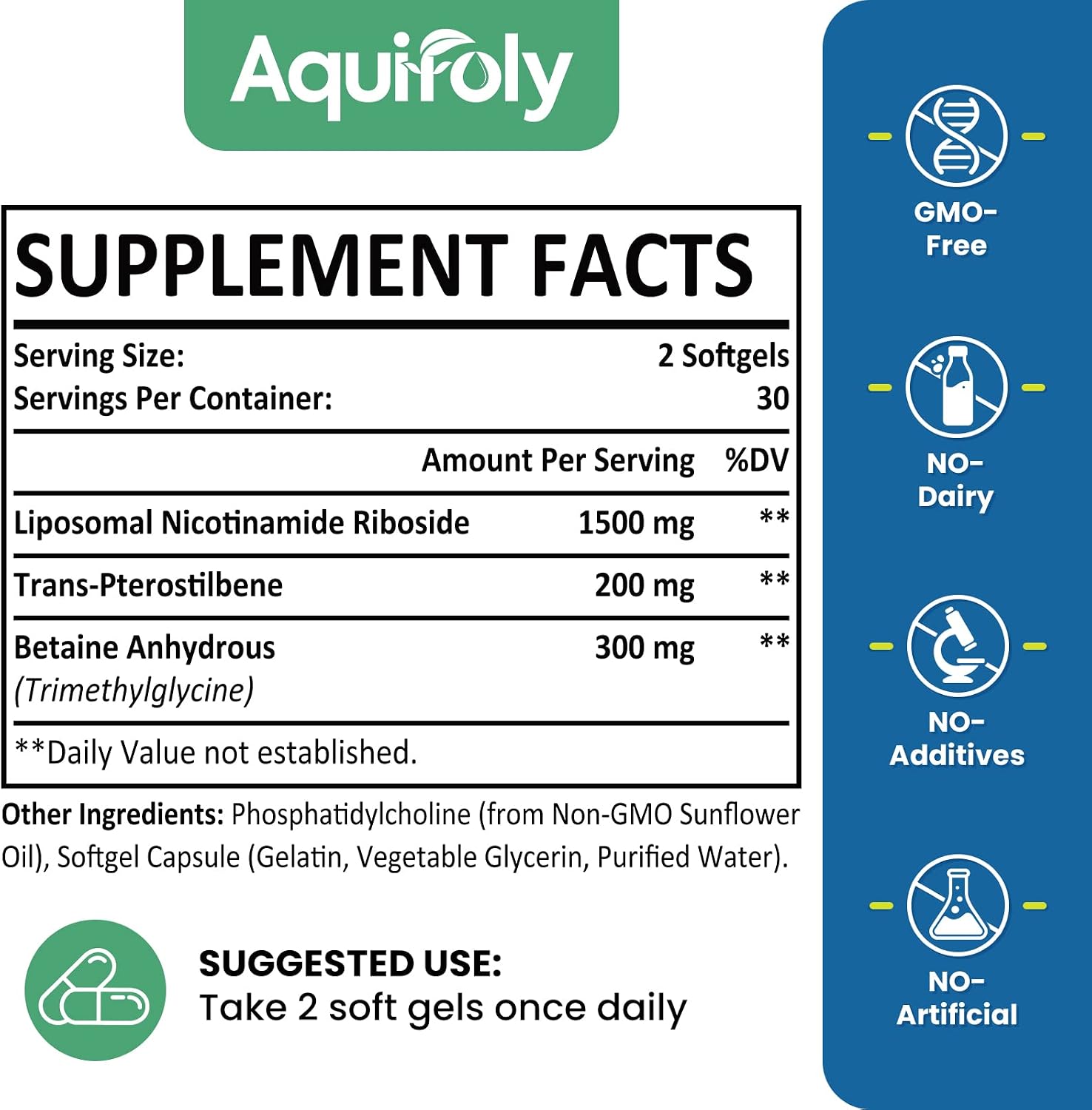 Aesticum Liposomal Nicotinamide Riboside 2000 mg con TMG y Pterostilbeno